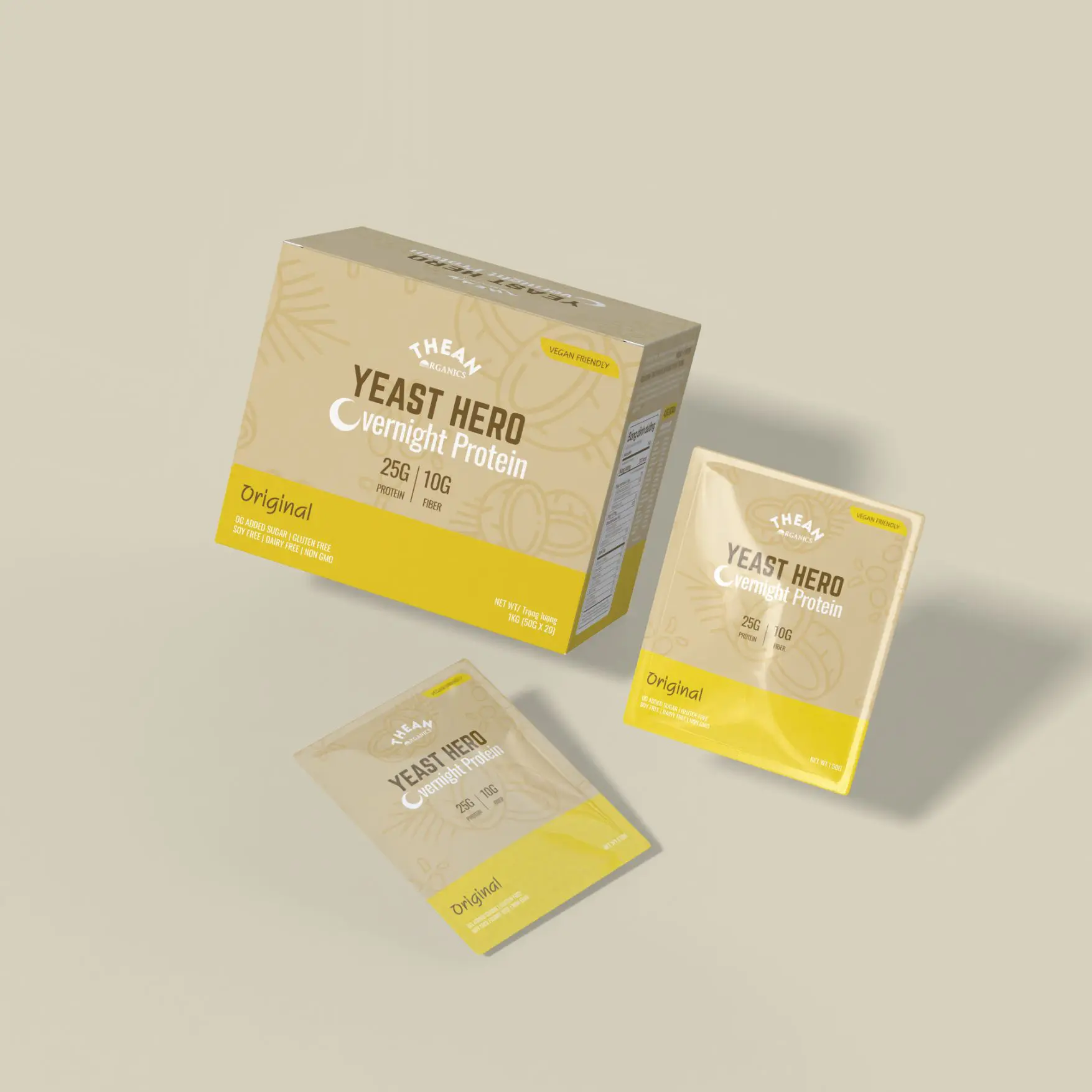 Affiliate 4 Bột đạm Yeast Hero Protein Overnight