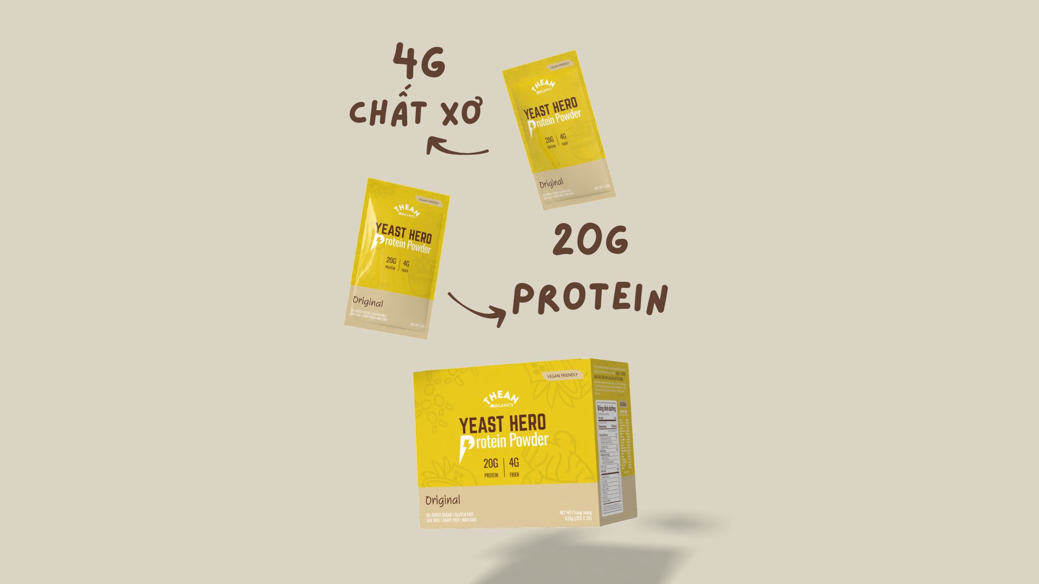 Sản phẩm của The An Organics: Protein Yeast Hero