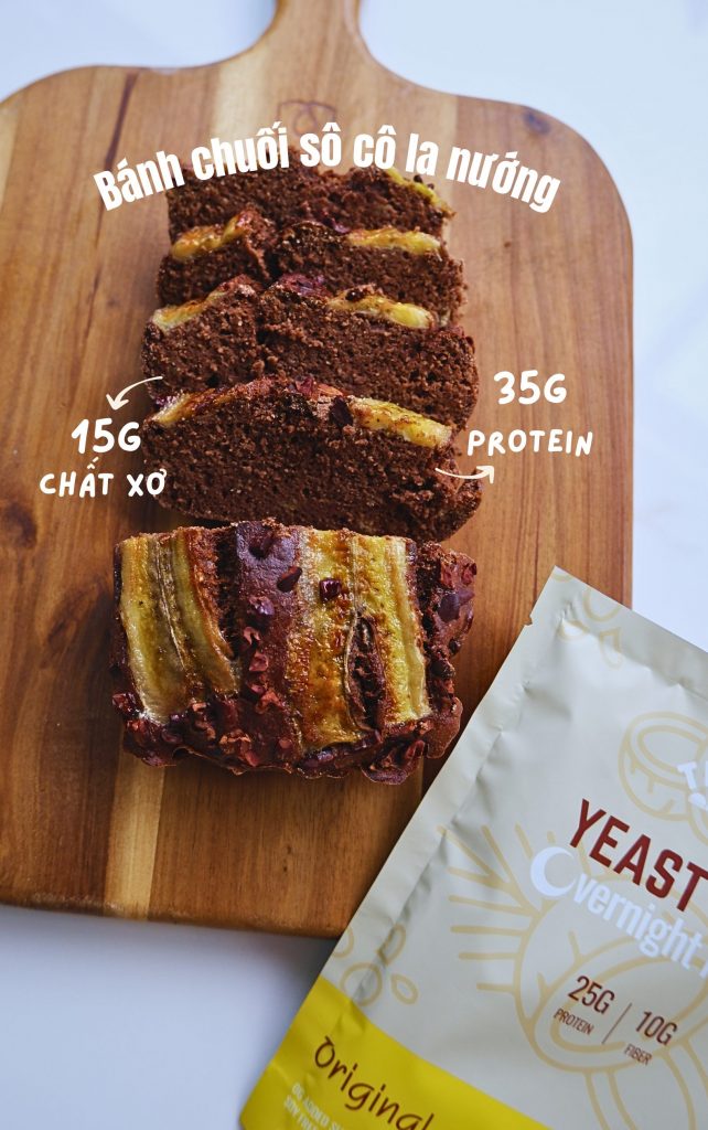 CÔNG THỨC: Bánh chuối nướng protein 8 yeast hero overnight5