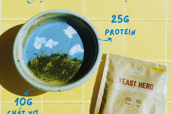 Smoothie "đêm" cho ngày mới xanh rực rỡ 14 thean yeasthero overnight protein cong thuc smoothie night