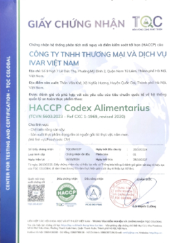 Chứng nhận HACCP