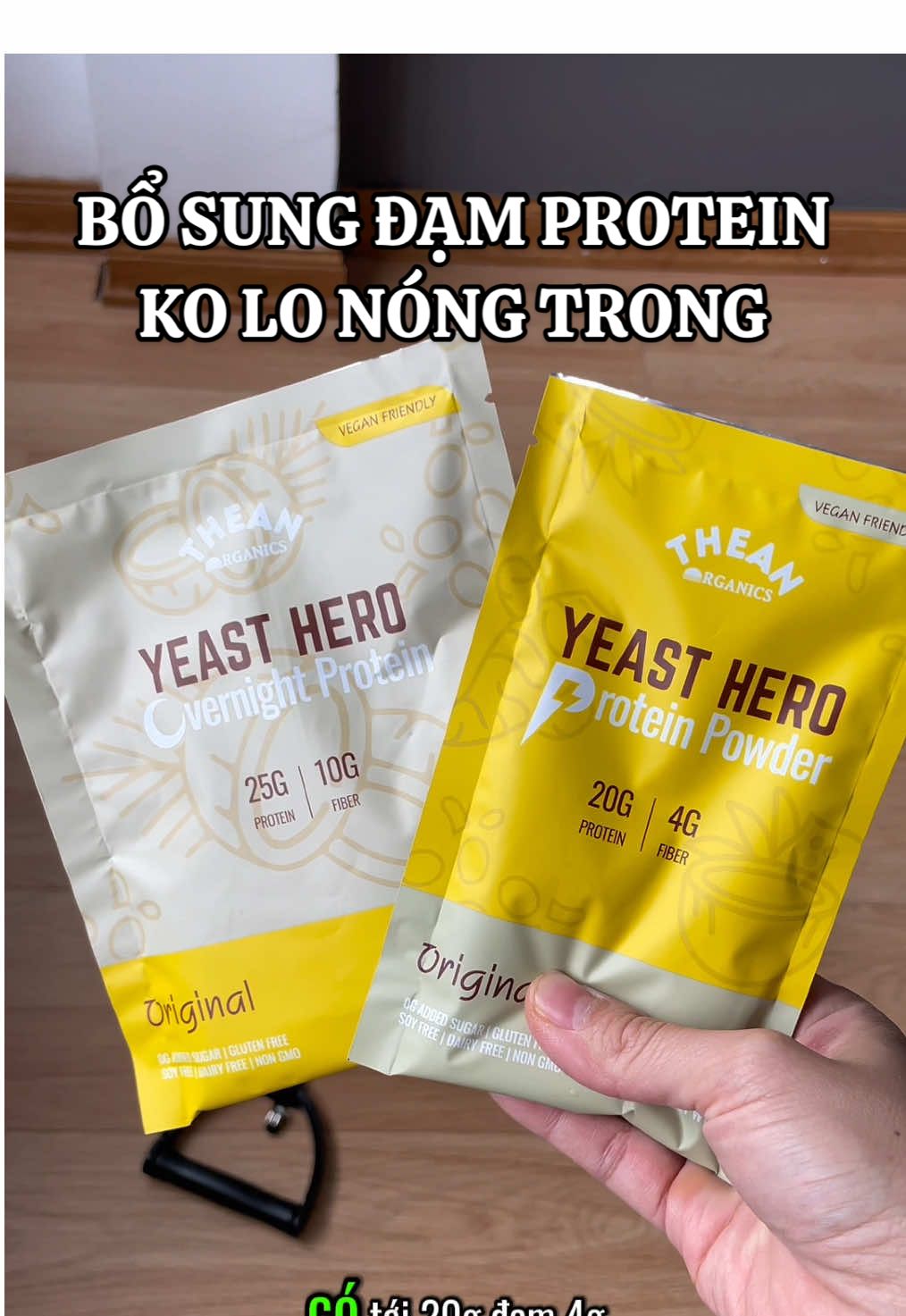 Bổ sung đạm gì cho người tập nhẹ#yeasthero #damthucvat #wheyprotein #healthyfood #fitness @Wafit by Soc&Brothers