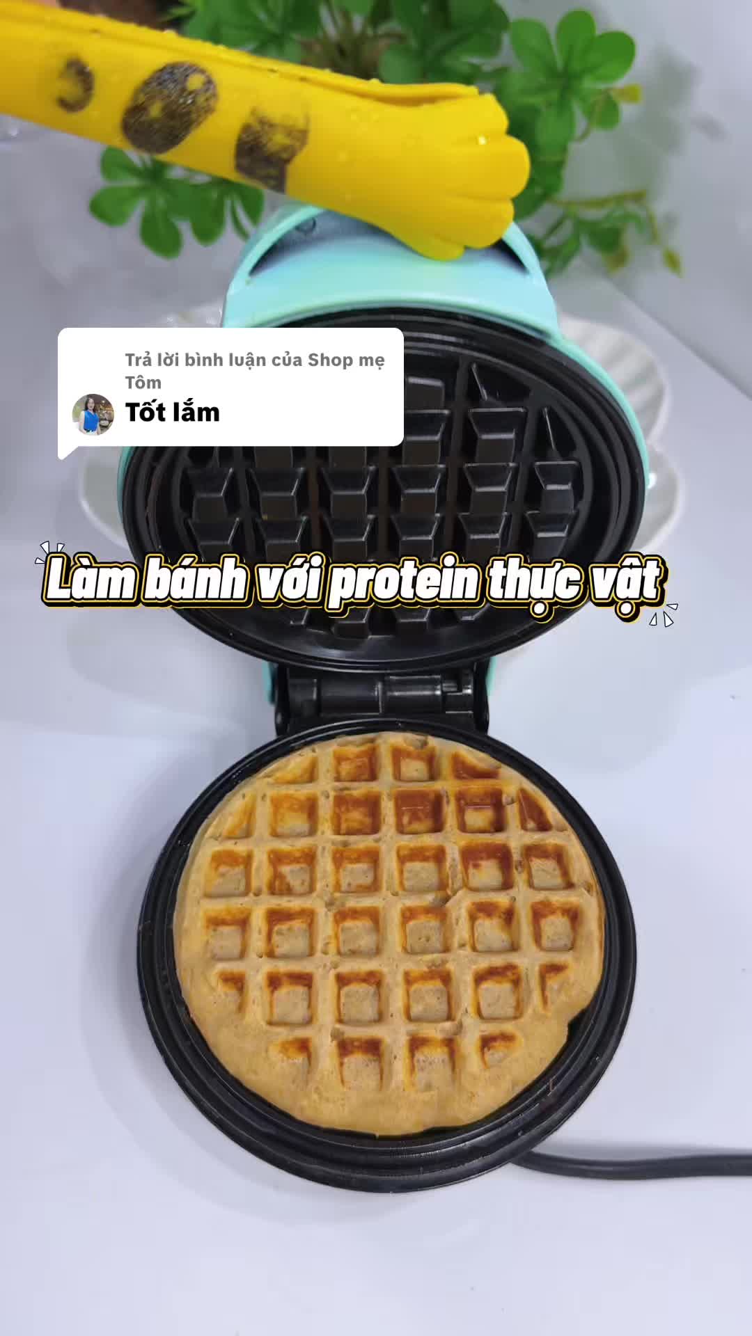 Trả lời @Shop mẹ Tôm protein thực vật kết hợp Yến mạch làm bánh ngon quá !!!! Bổ sung protein dễ hấp thụ #yeasthero #son