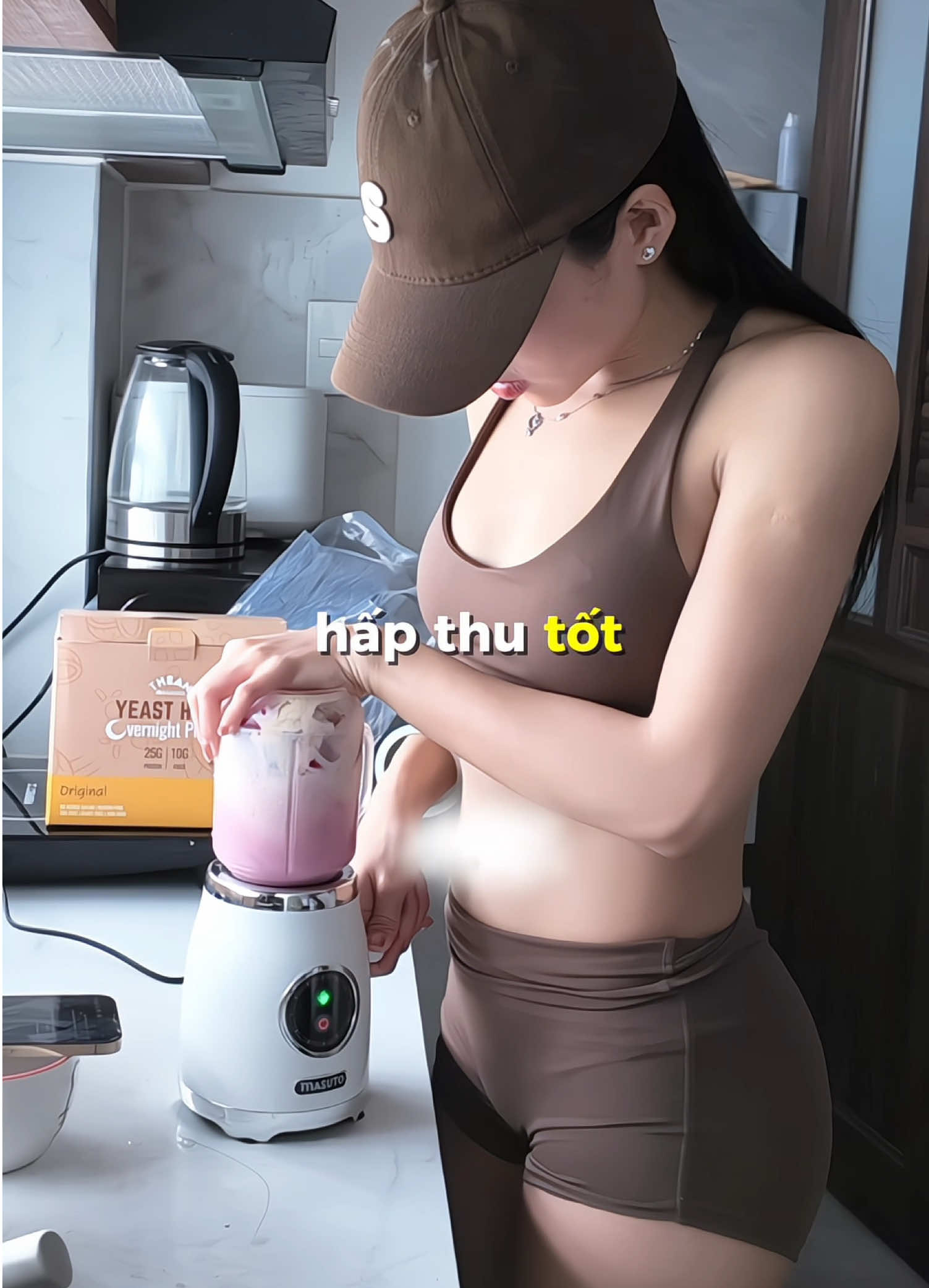 Ai mới bắt đầu nên thử luôn nhee 😉 #wheyprotein #yeasthero #proteinthucvat #tapluyen #gym