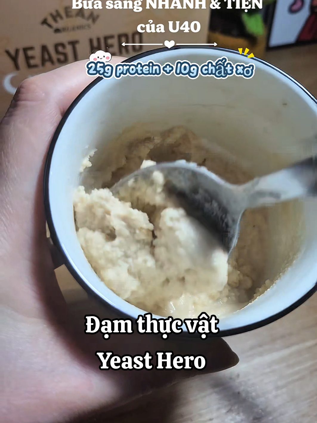 YEAST HERO PROTEIN: CỨU TINH CHO NGƯỜI HỆ TIÊU HOÁ YẾU, DỄ NỔI MỤN, UỐNG WHEY KHÔNG HỢP Trước đây mình đã thử qua rất nh