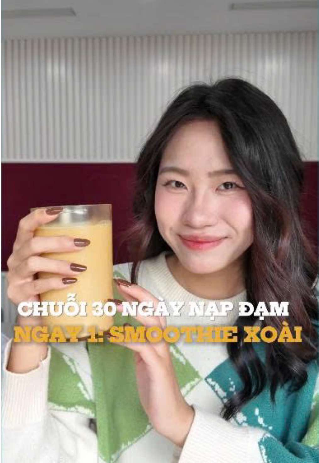 Giữ chuỗi 30 ngày ăn đủ đạm. Ngày 1 smoothie xoài 40gr protein! #protein #yeasthero #đạm #damthucvat #đạmyeast
